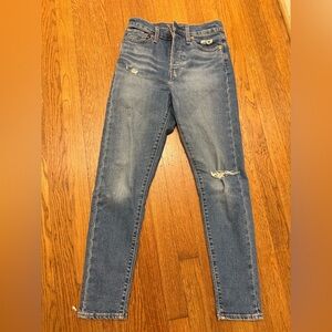 Levi wedgie skinny jeans